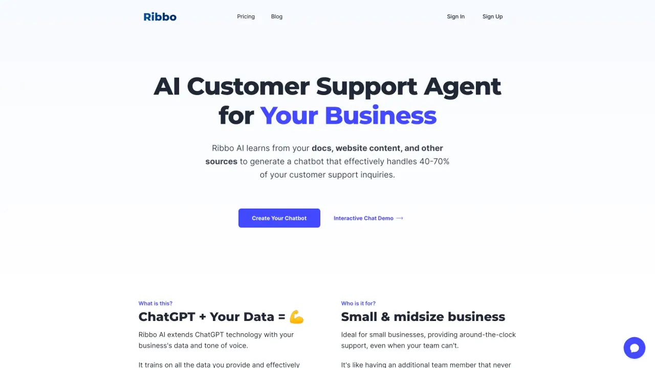 RibboAI screenshot