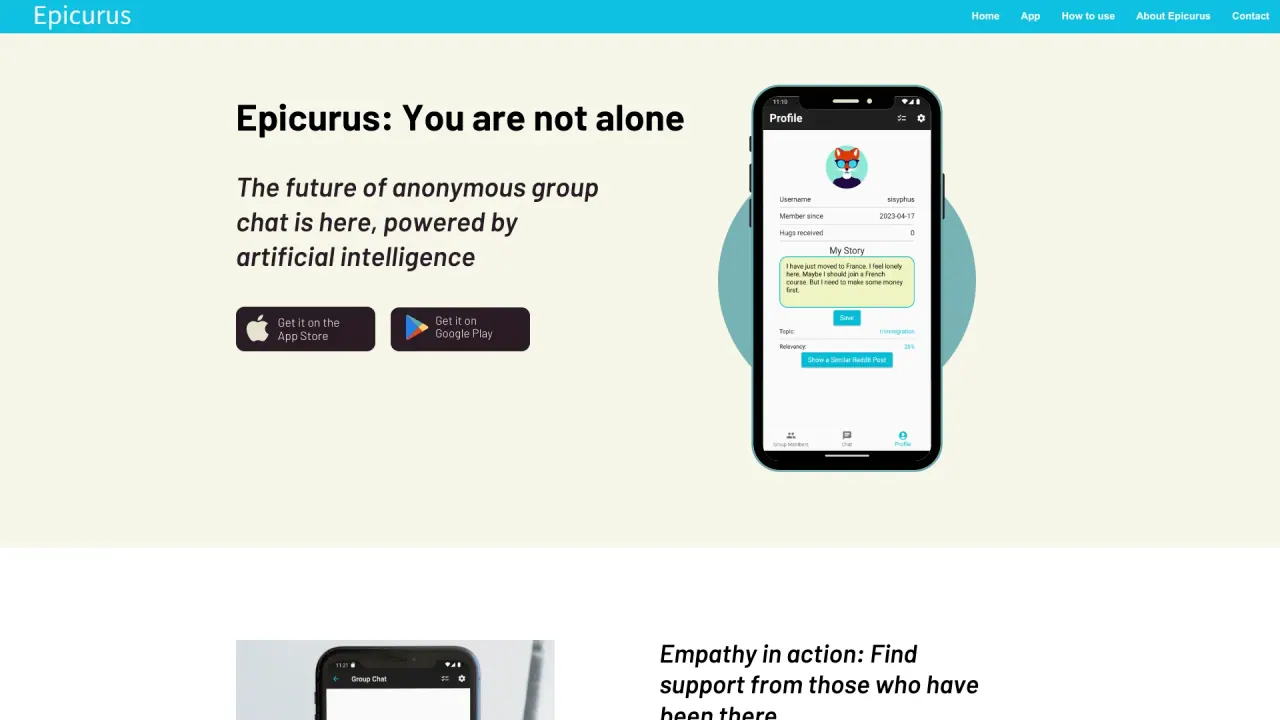 Epicurus screenshot