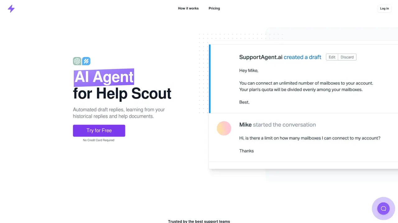 SupportAgentAI screenshot