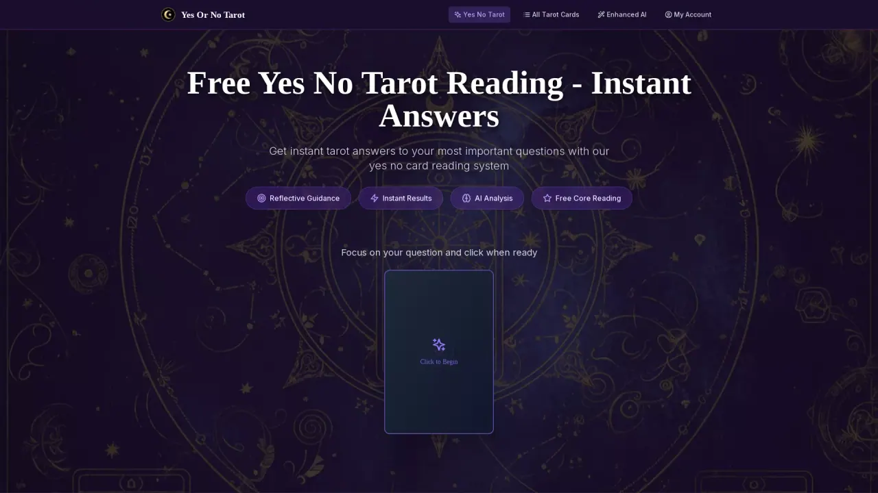 YesOrNoTarot screenshot