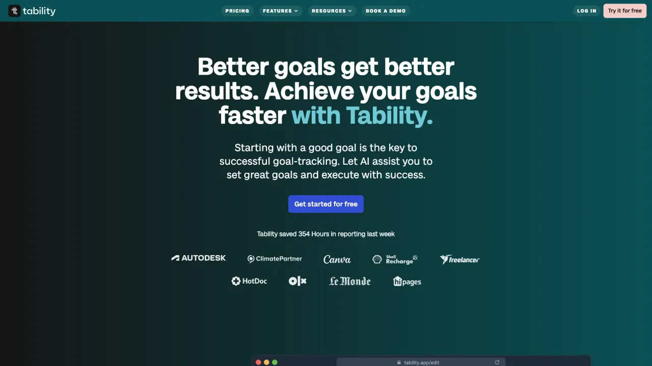 Tability screenshot