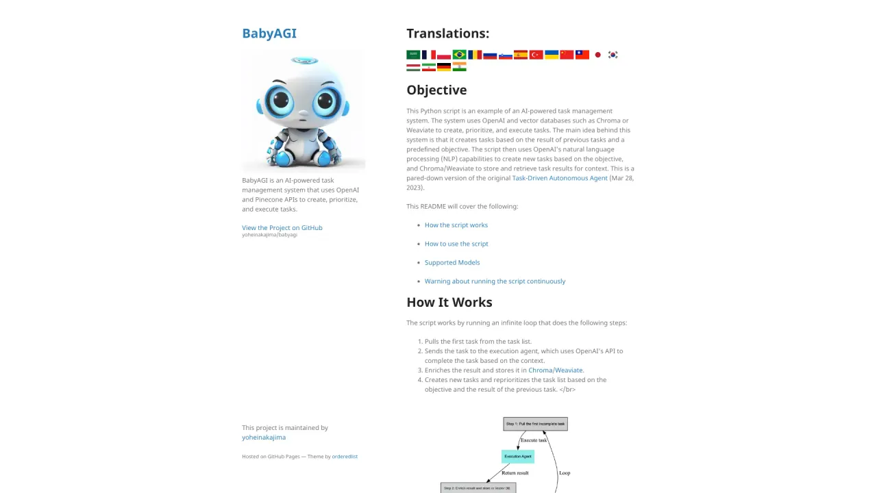 BabyAGI screenshot
