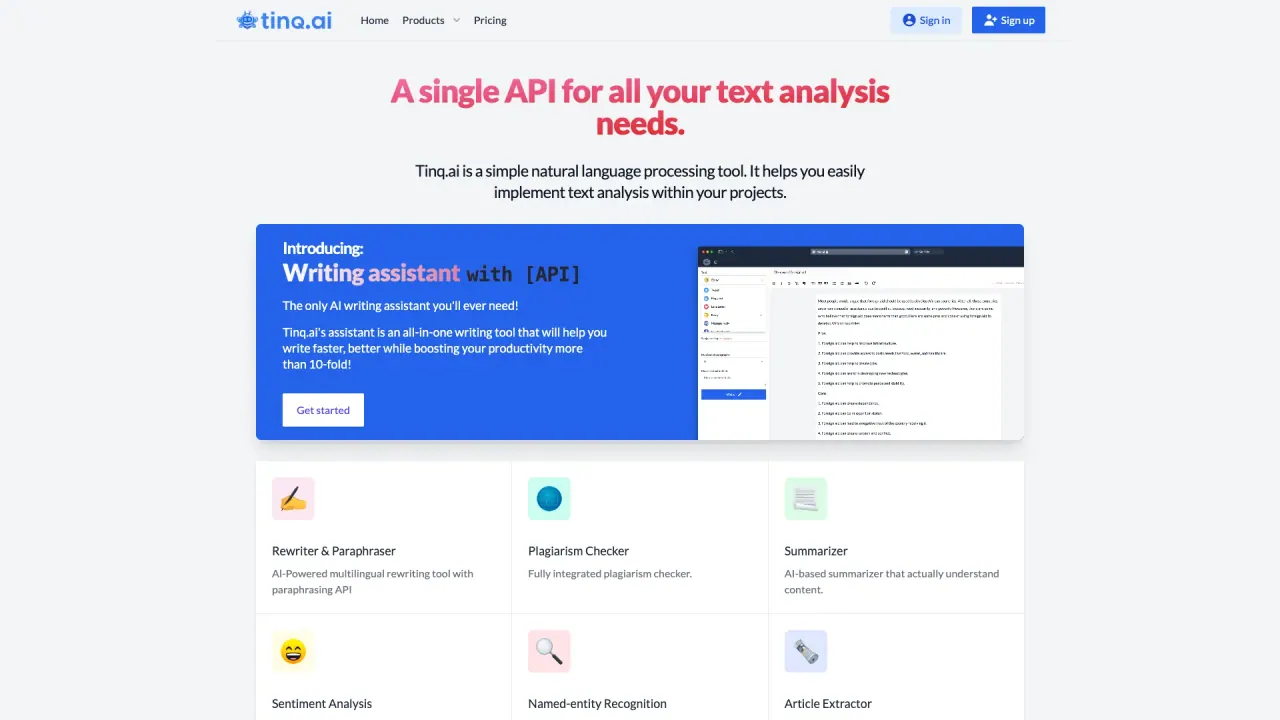 Tinq screenshot