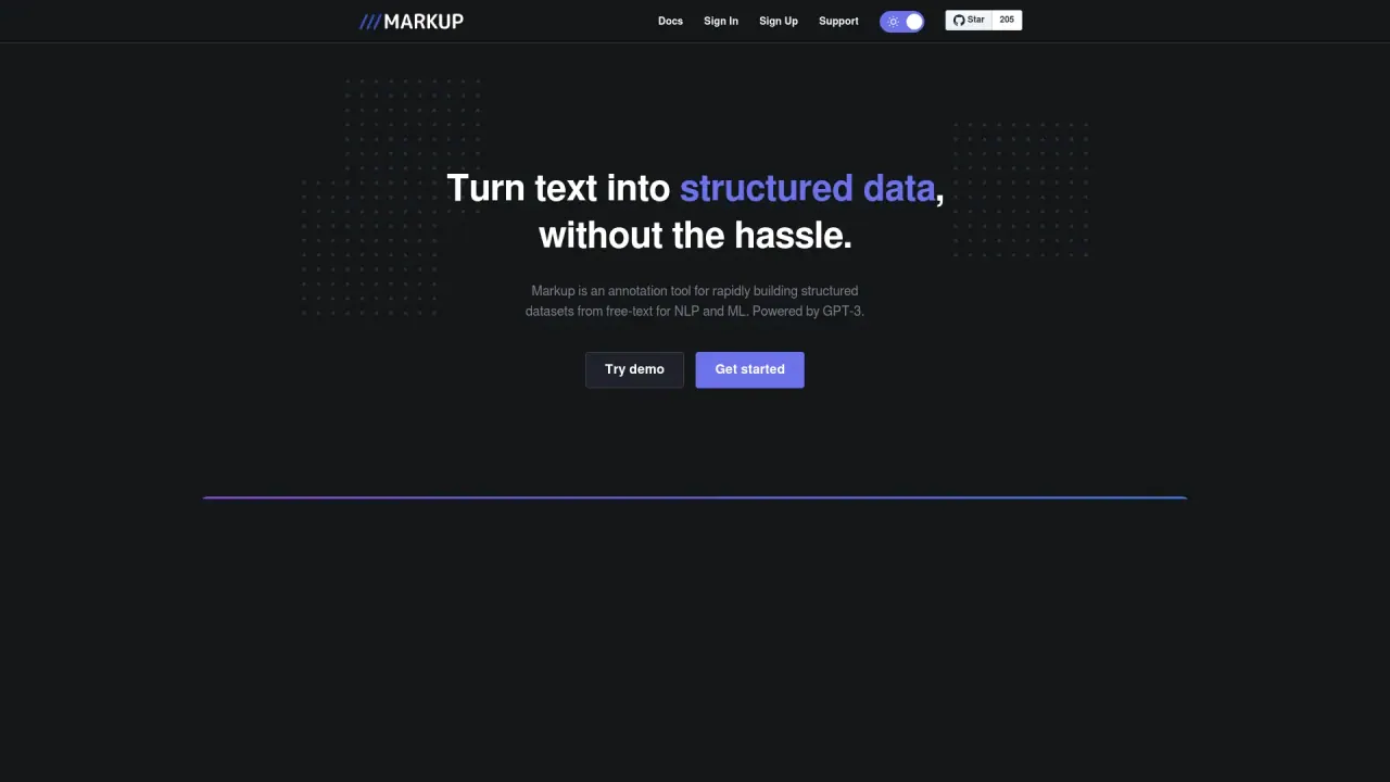 Markup screenshot