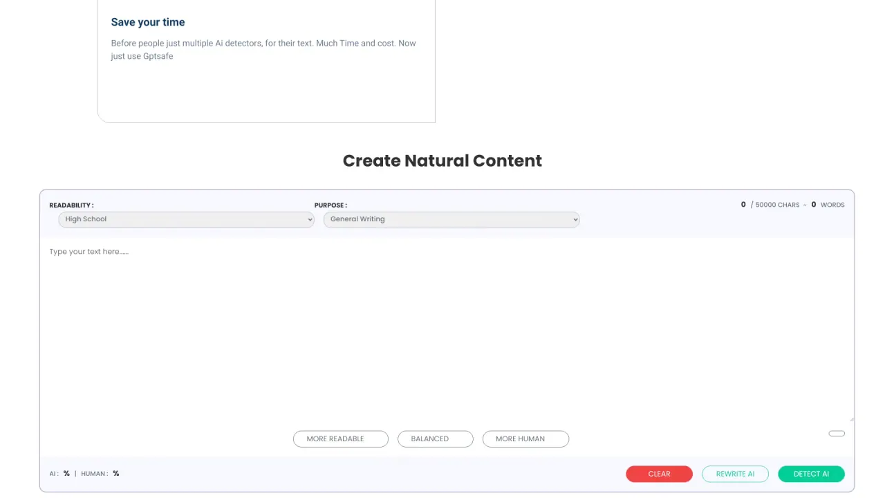 GPTSafe screenshot