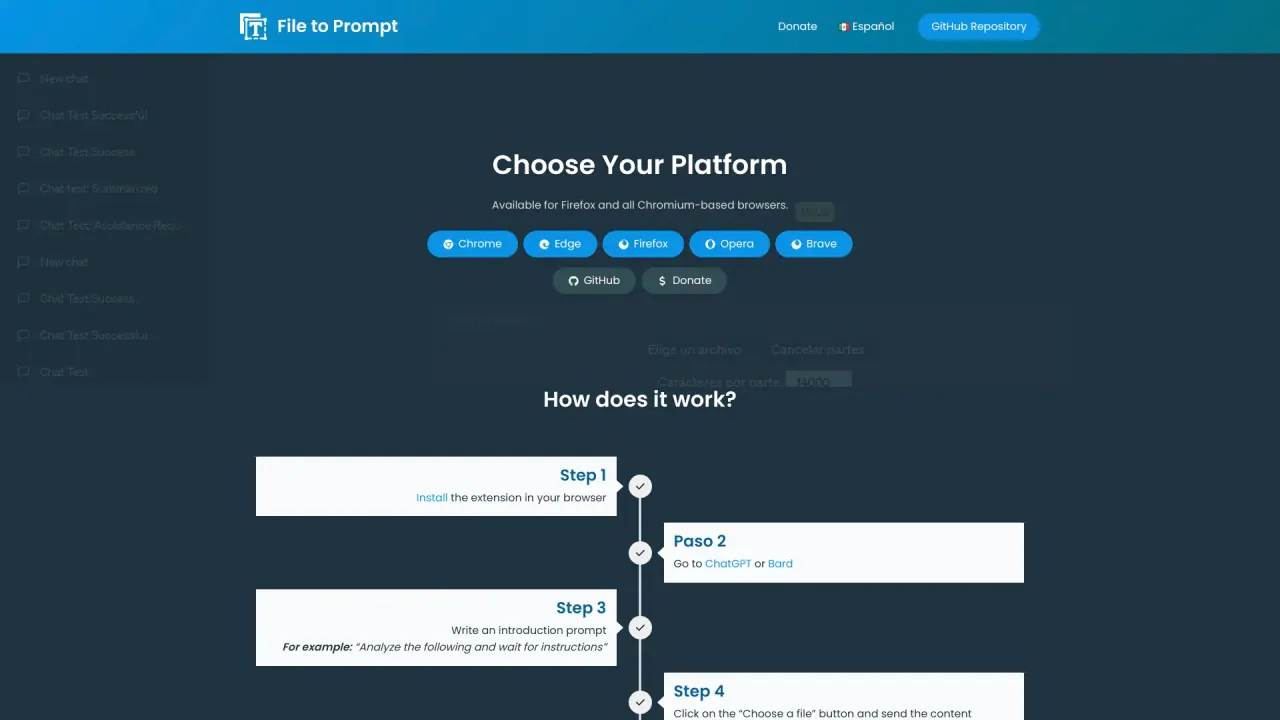 File To Prompt screenshot