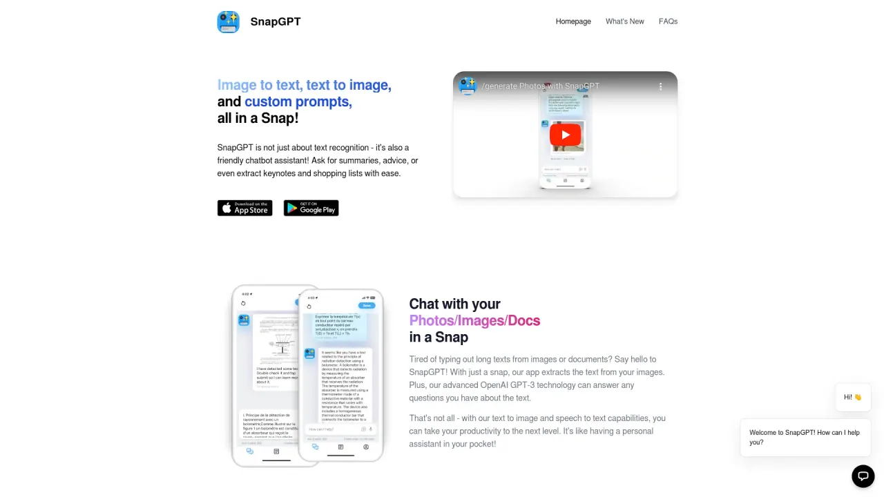 SnapGPT screenshot