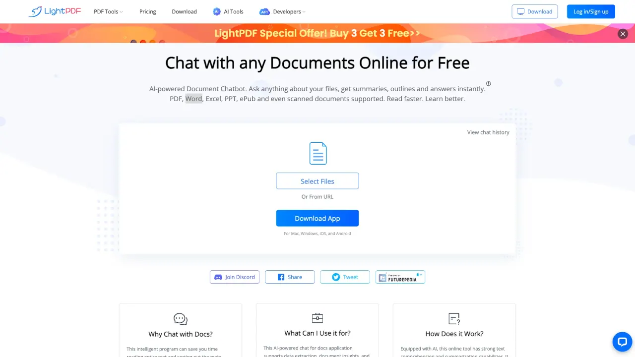LightPDF screenshot