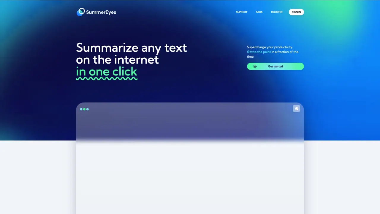 SummerEyes screenshot