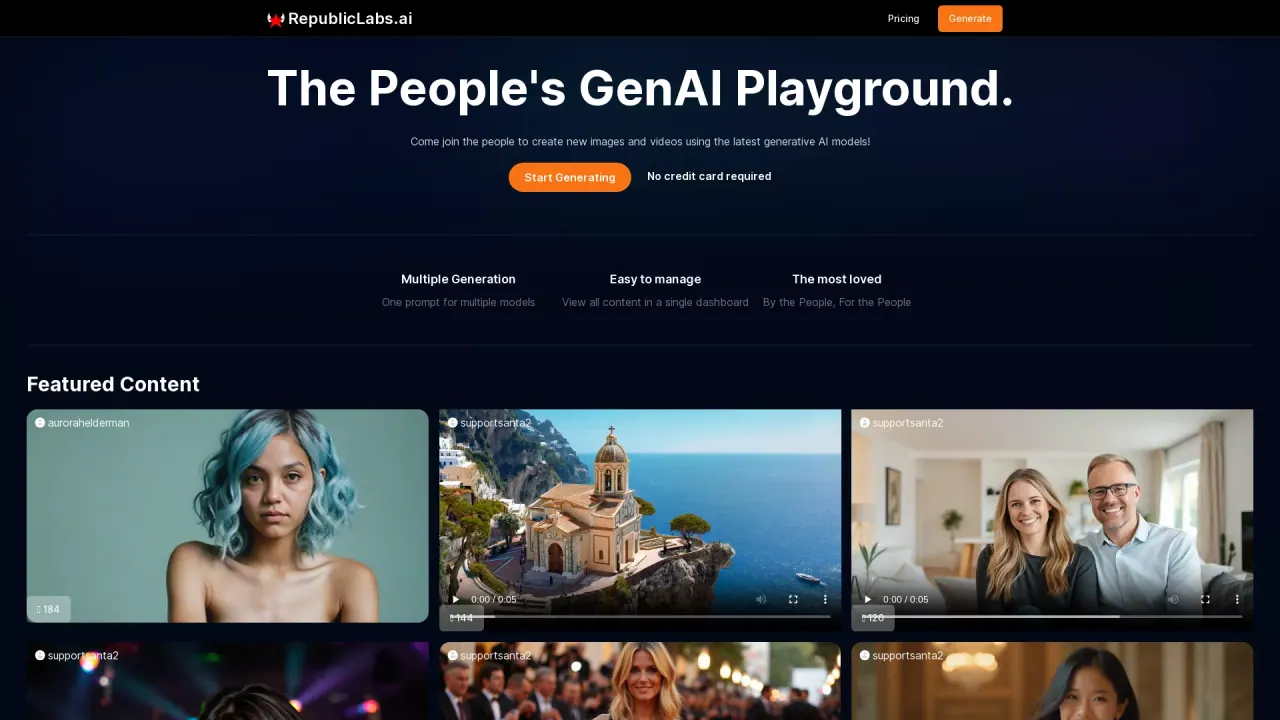 Republic Labs AI screenshot