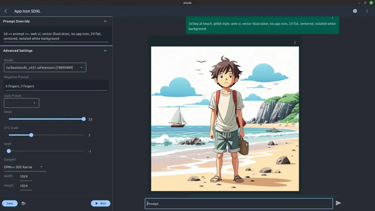 AiSudo Prompt Studio screenshot