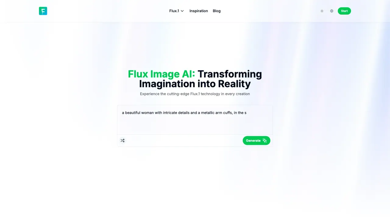 Flux Image AI screenshot