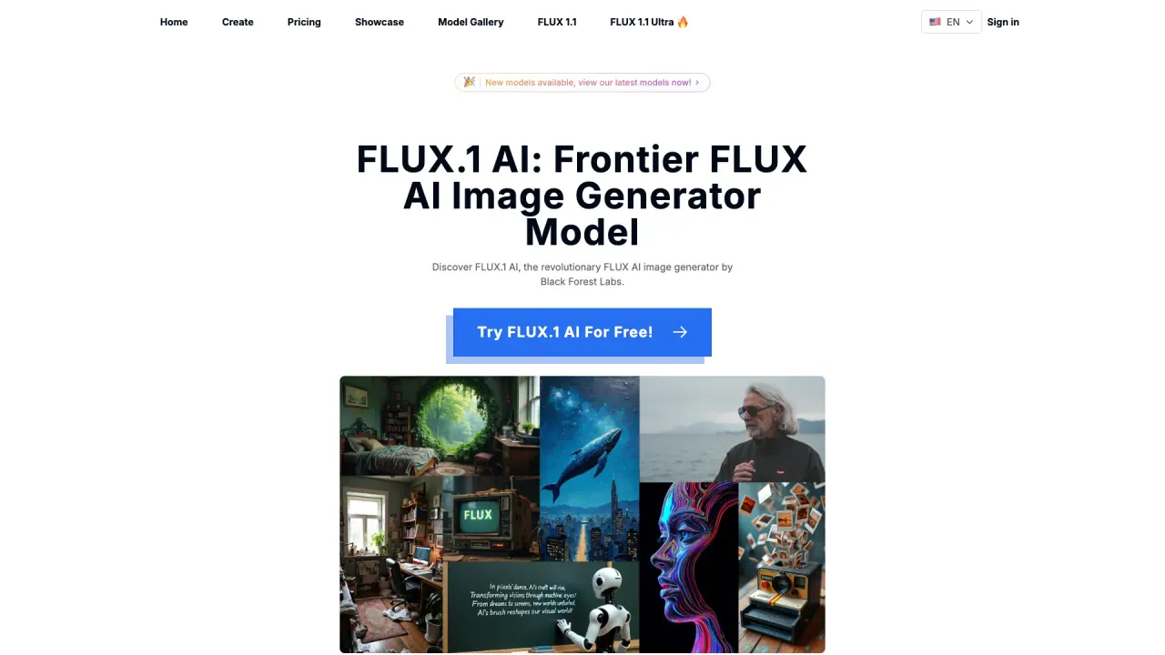 FLUX.1 AI screenshot