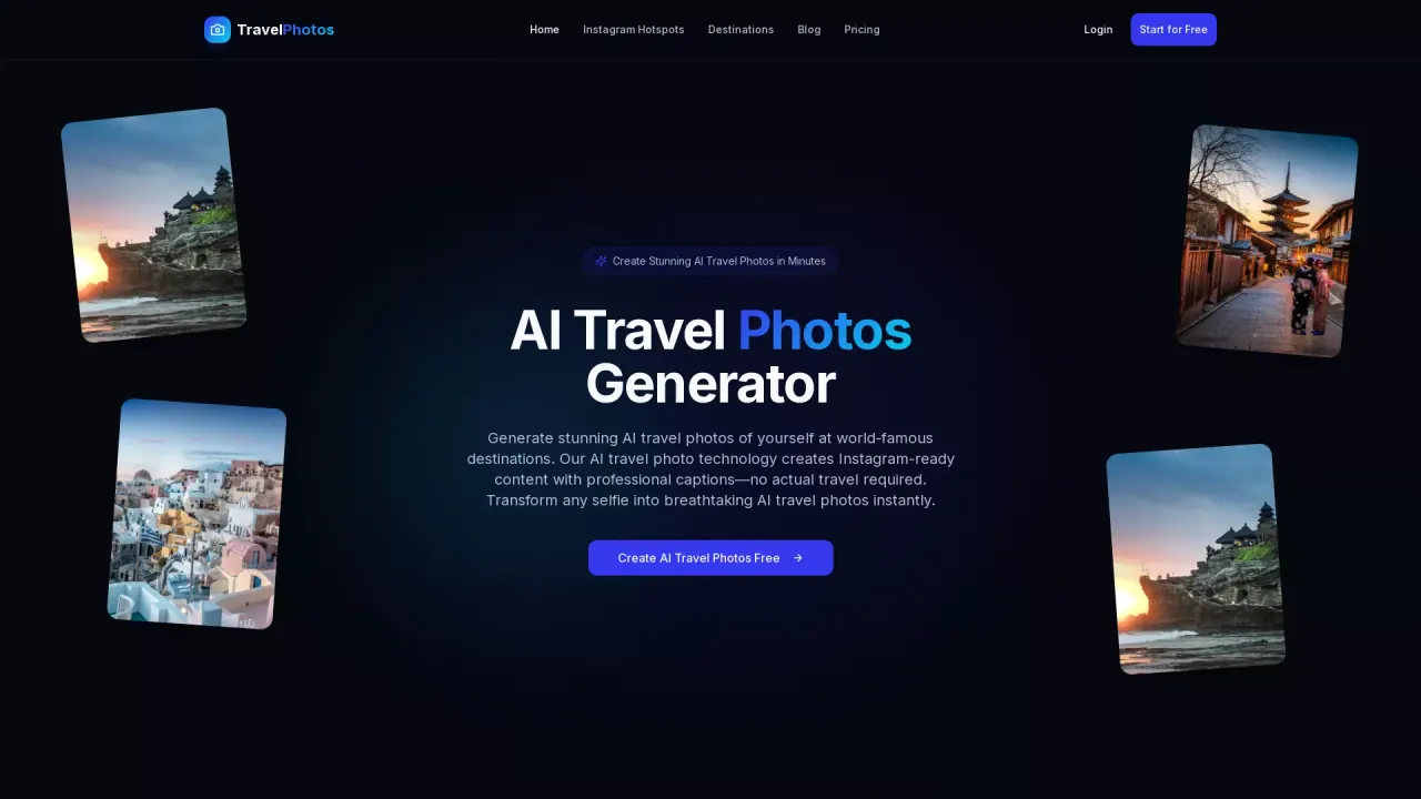AITravelPhotosGenerator screenshot