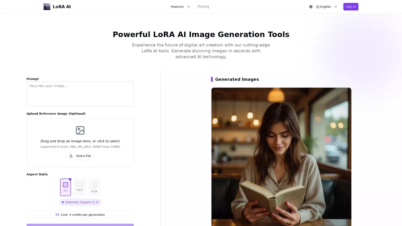 LoraAIMe screenshot