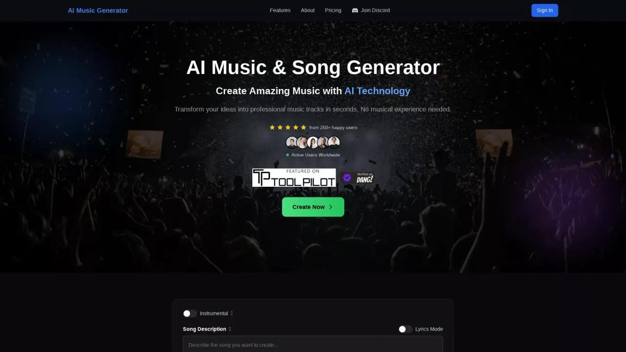 Ai Music Generator screenshot