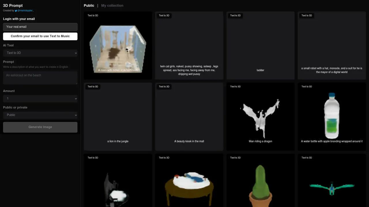 3D Prompt screenshot