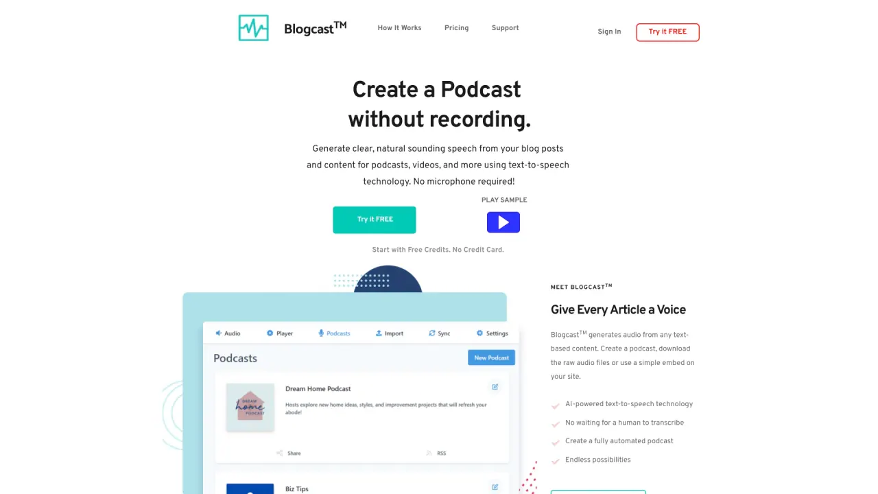 BlogcastHost screenshot