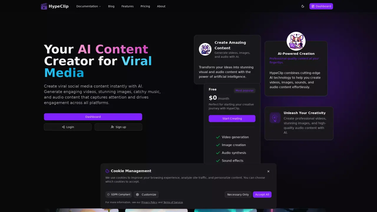 HypeClip screenshot
