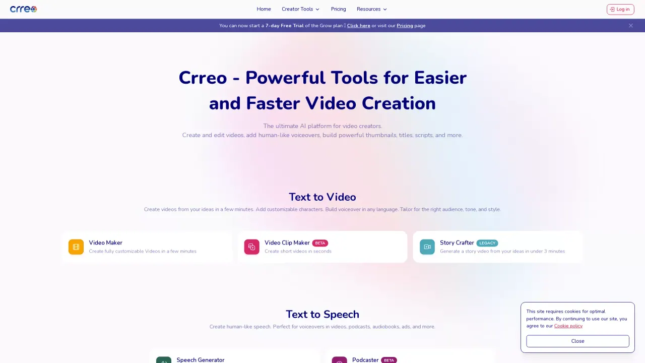 Crreo.ai screenshot