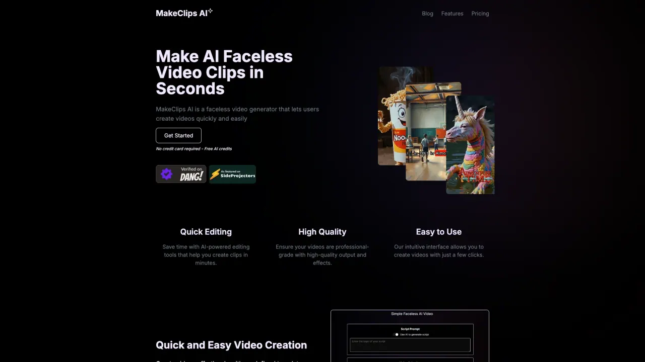 Make Clips AI screenshot