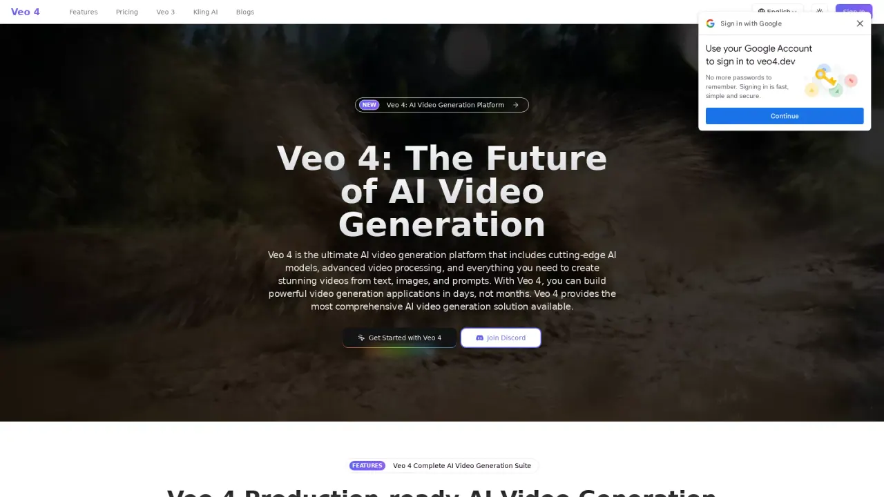 Veo 4 screenshot