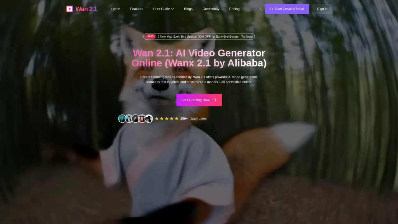 Wan 2.1 Video Generator screenshot