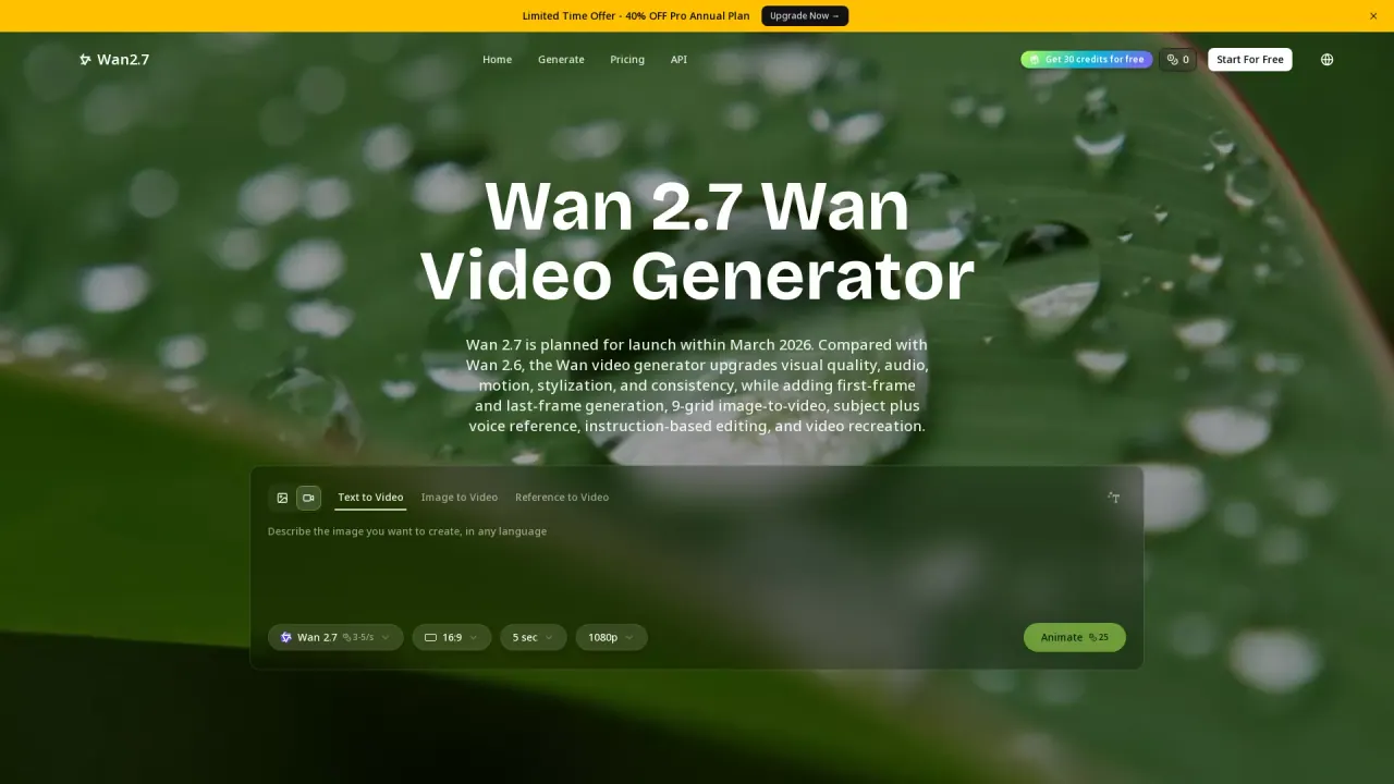 Wan2.7 AI  screenshot