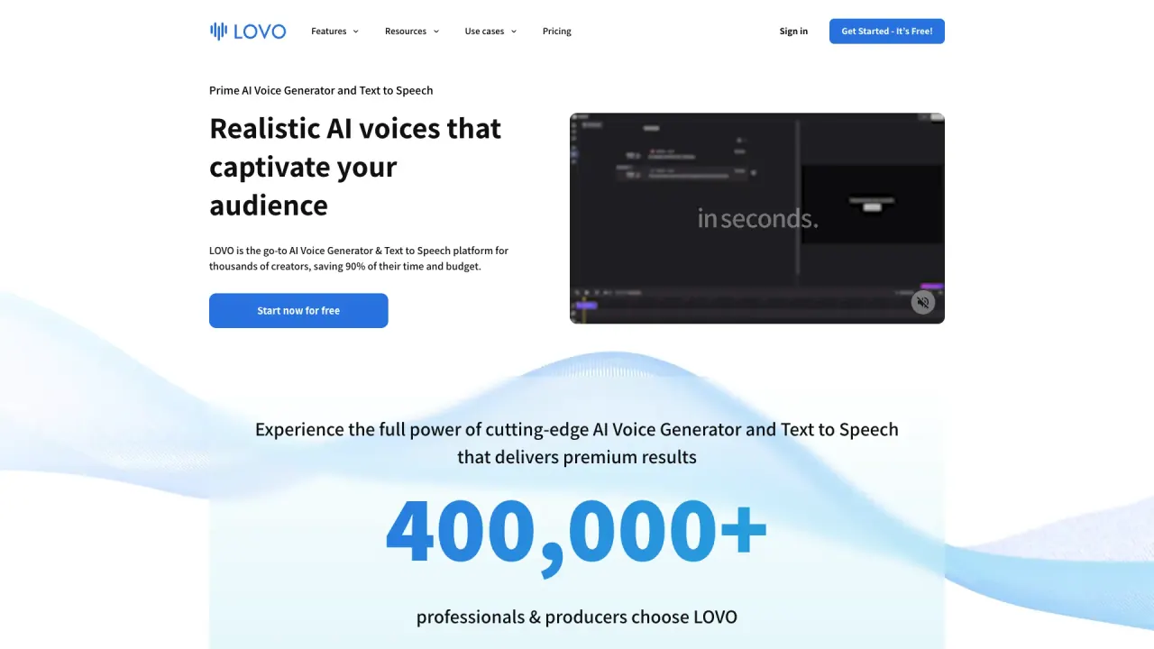 Lovo screenshot