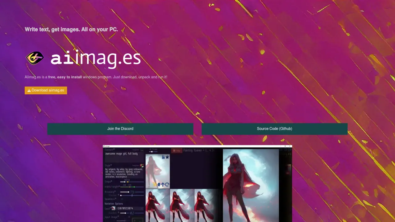 Aiimag screenshot