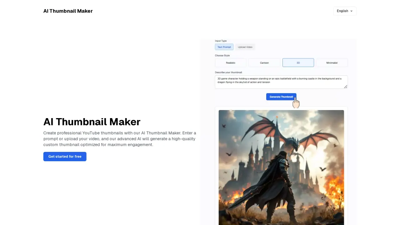 AI Thumbnail Maker screenshot