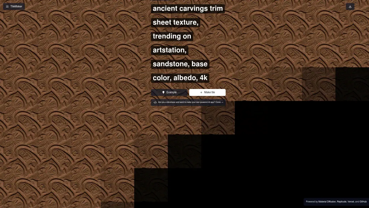 TileMaker screenshot