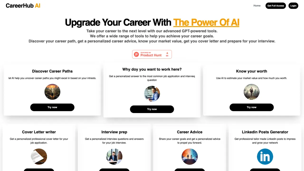 CareerHub AI screenshot