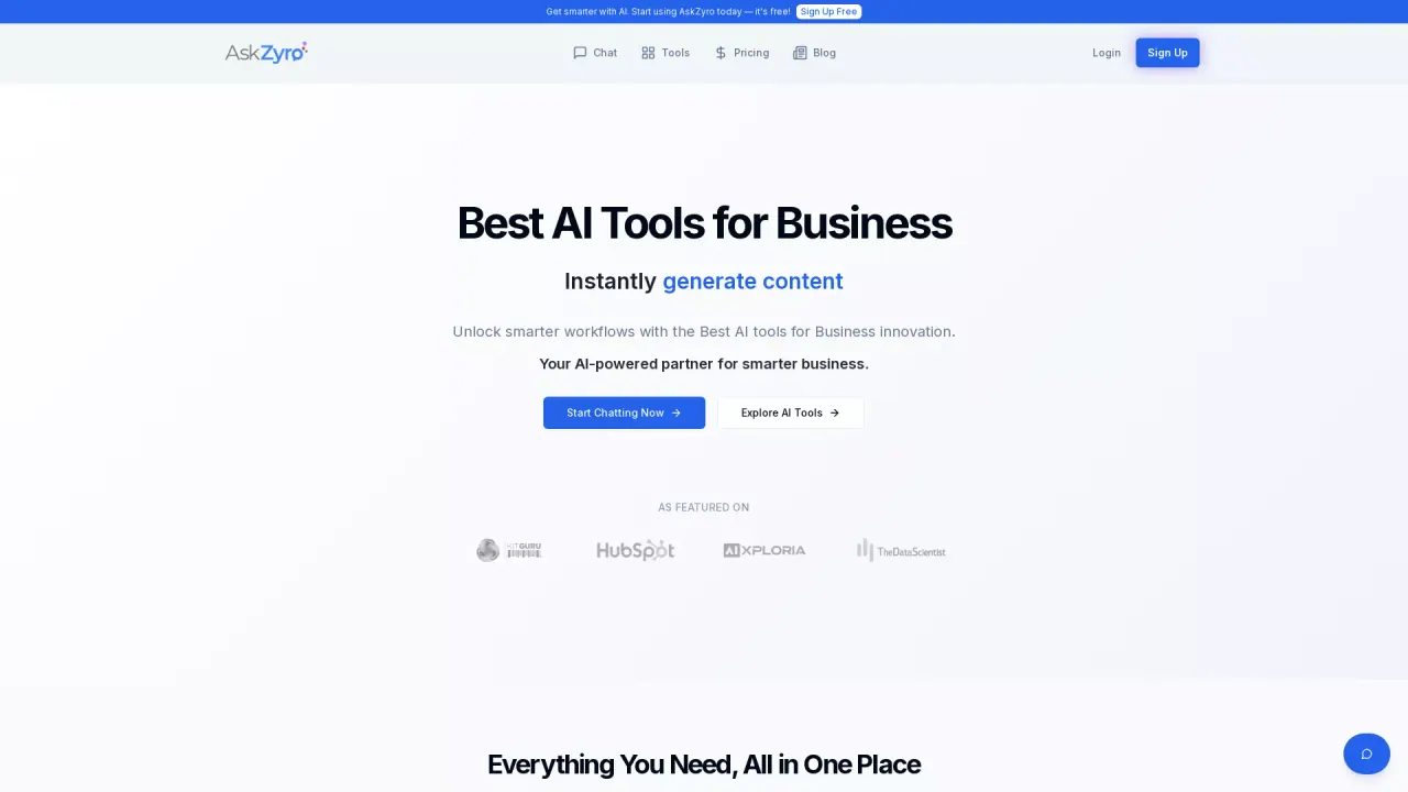 AskZyro screenshot