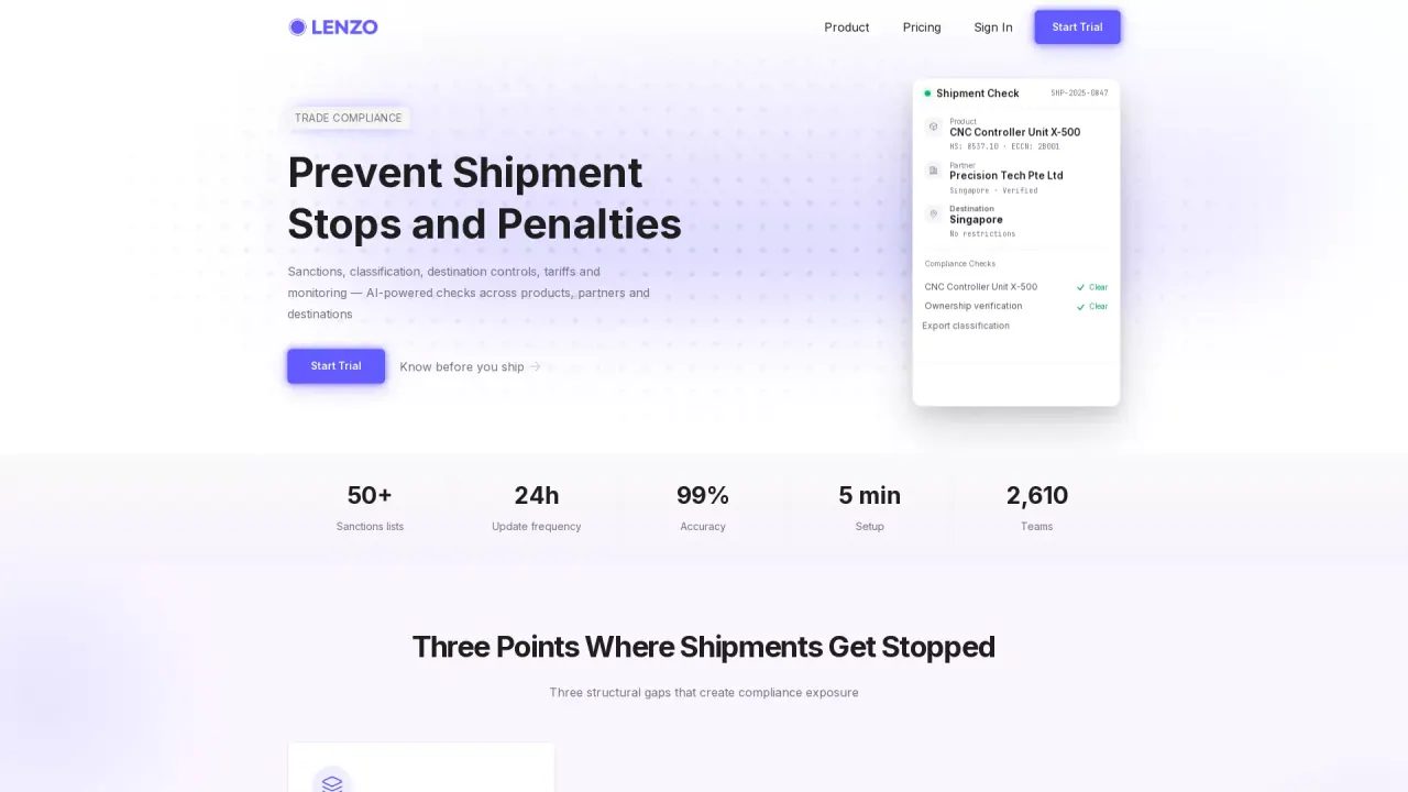 Lenzo screenshot