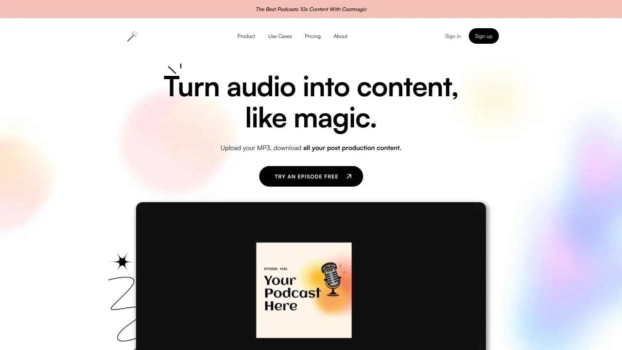 Castmagic screenshot