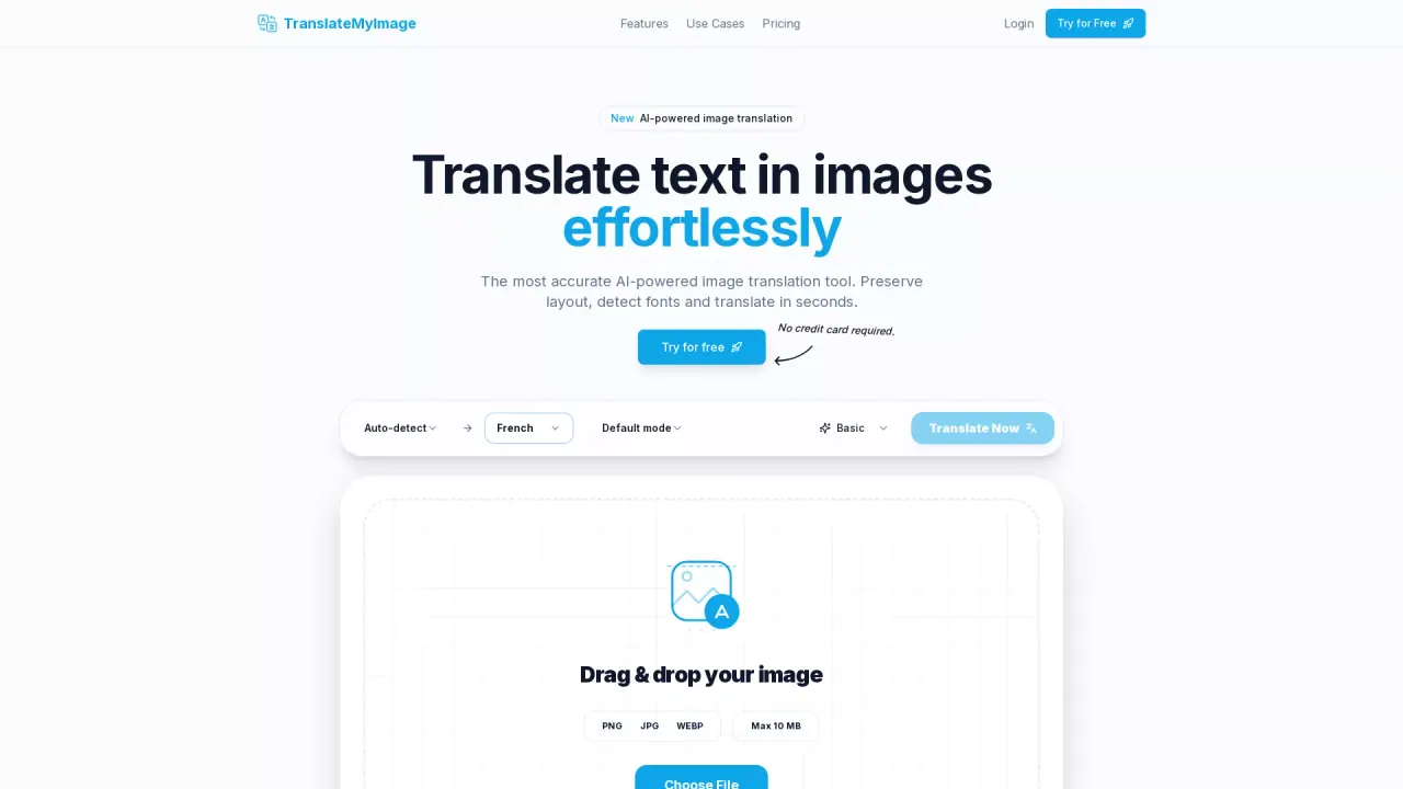 TranslateMyIamge screenshot