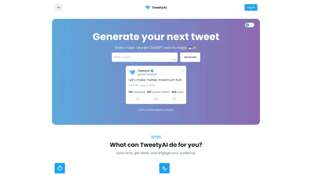 TweetyAIV2 screenshot