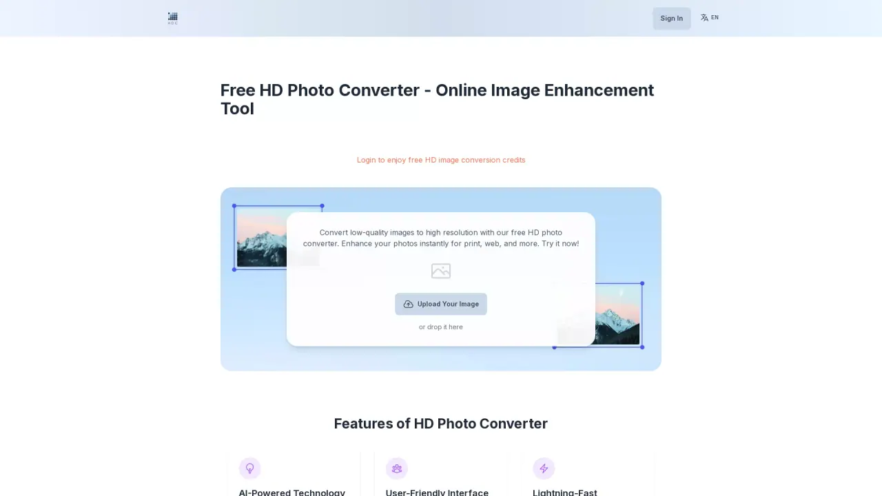 HD Photo Converter screenshot