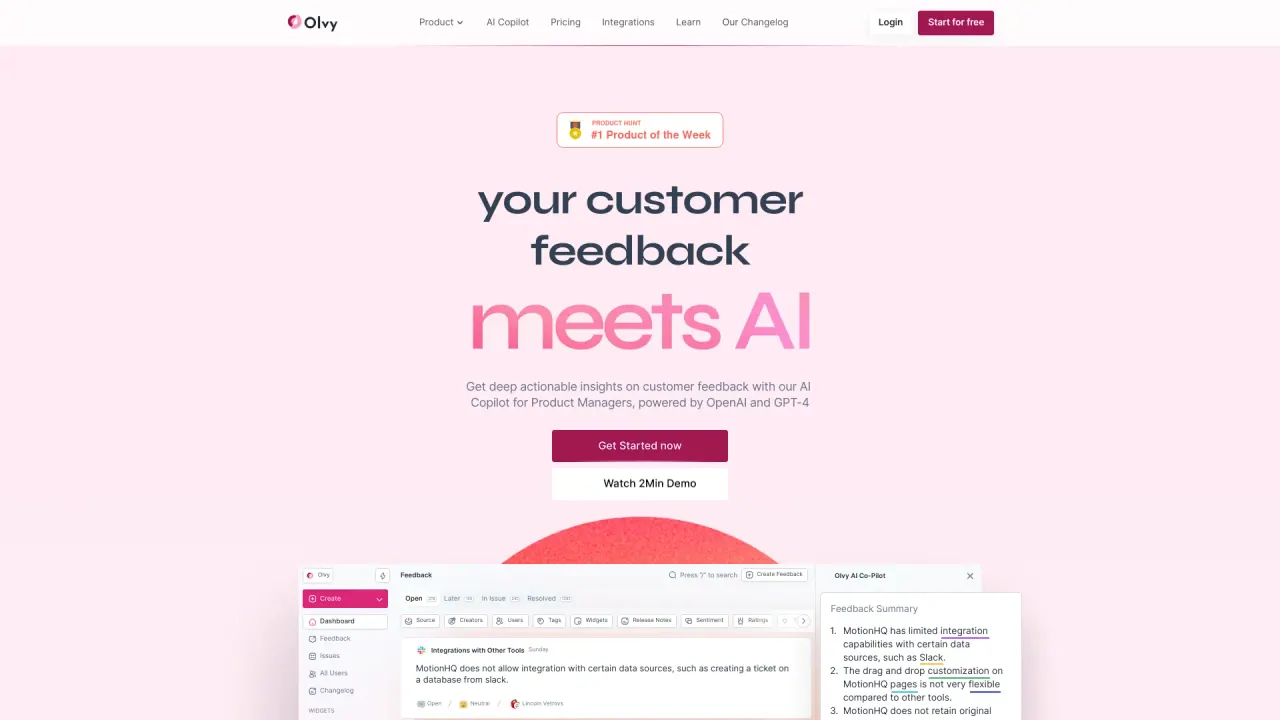 Olvy screenshot