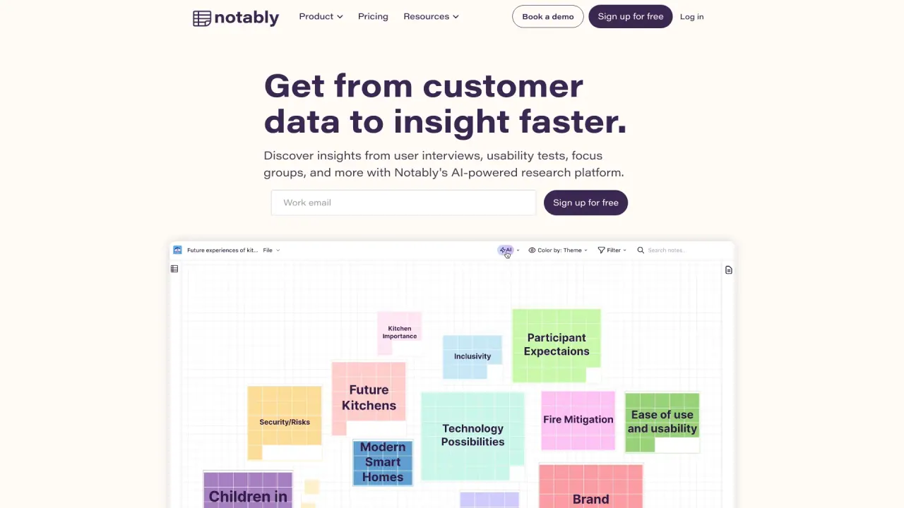 NotablyAI screenshot