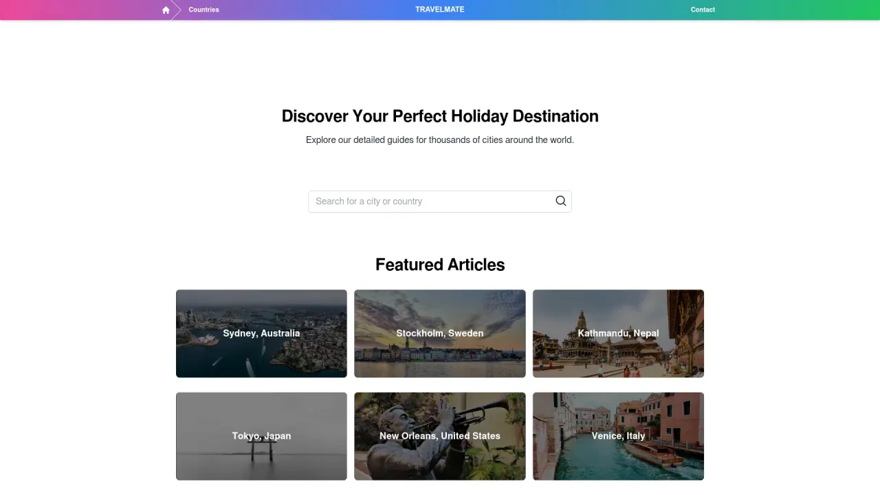 Travel Mate screenshot