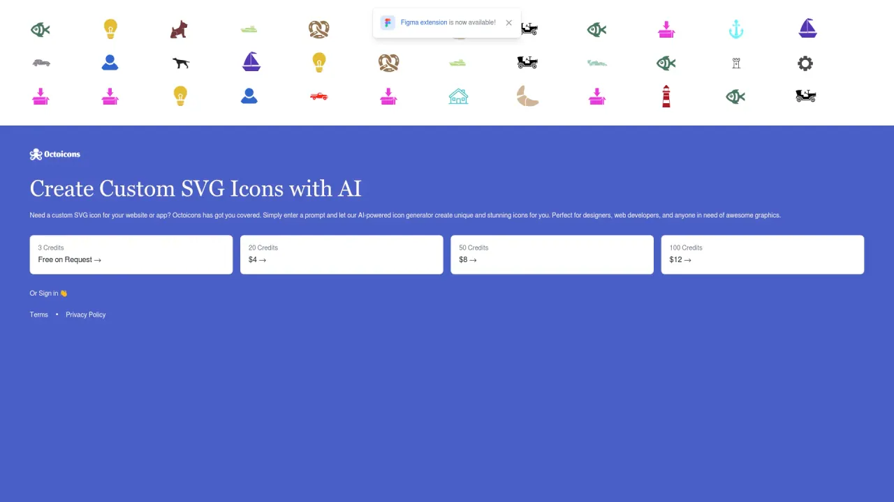 Octoicons screenshot