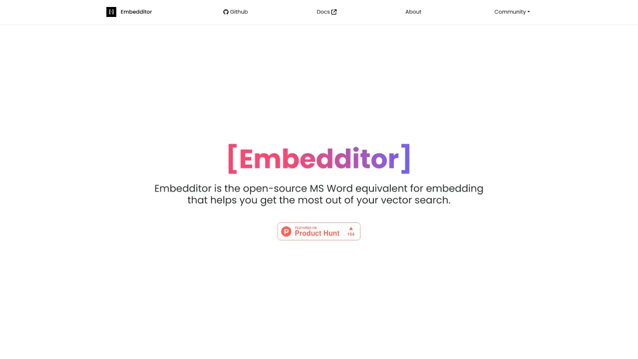 EmbedditorAI screenshot