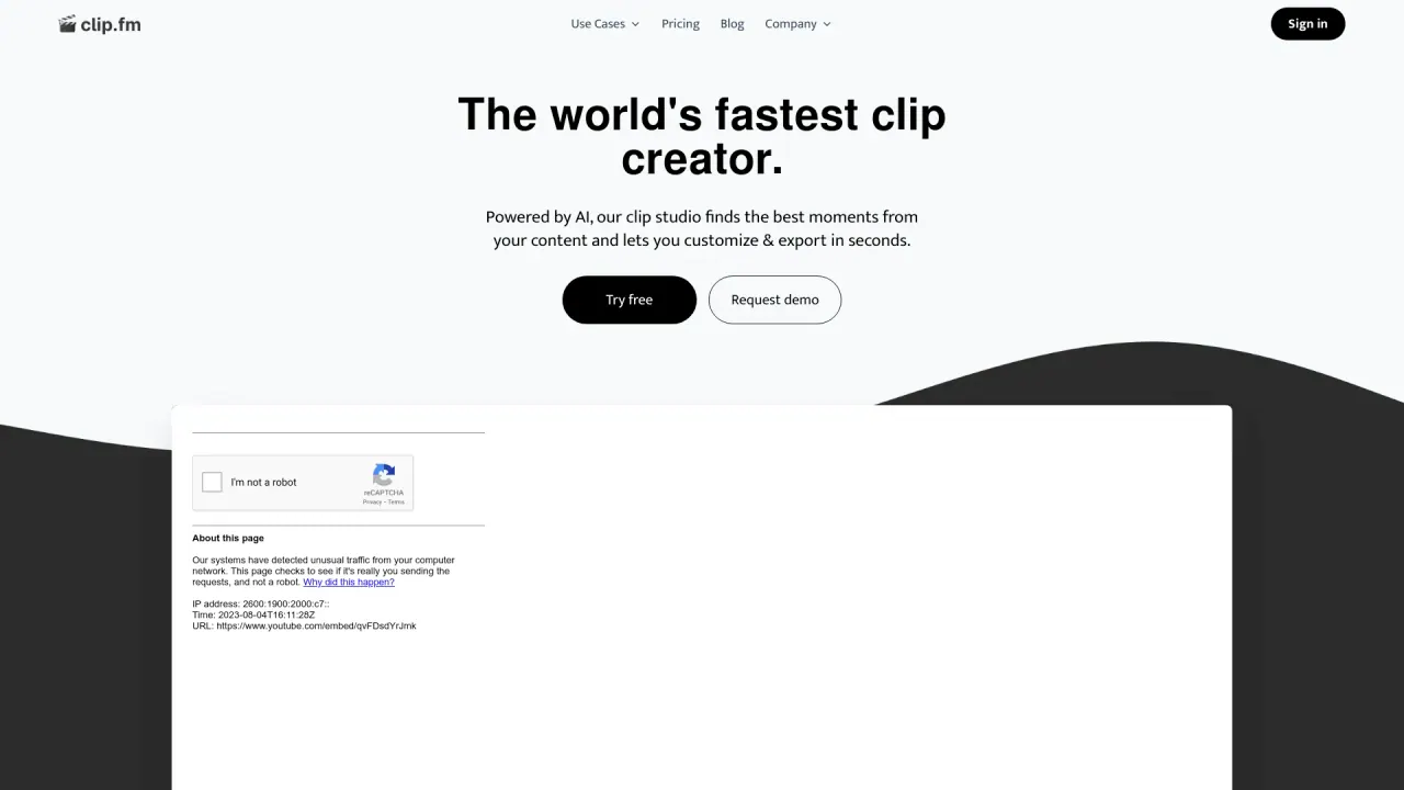 ClipFM screenshot