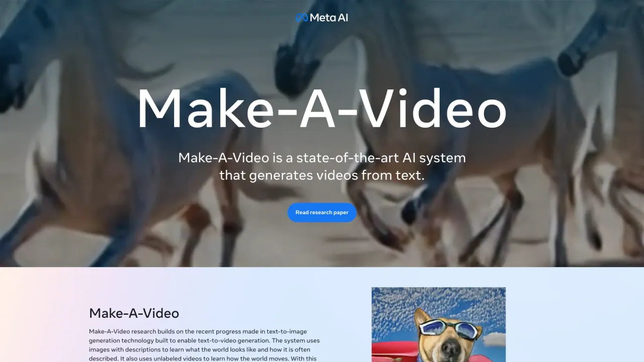 Makeavideo screenshot