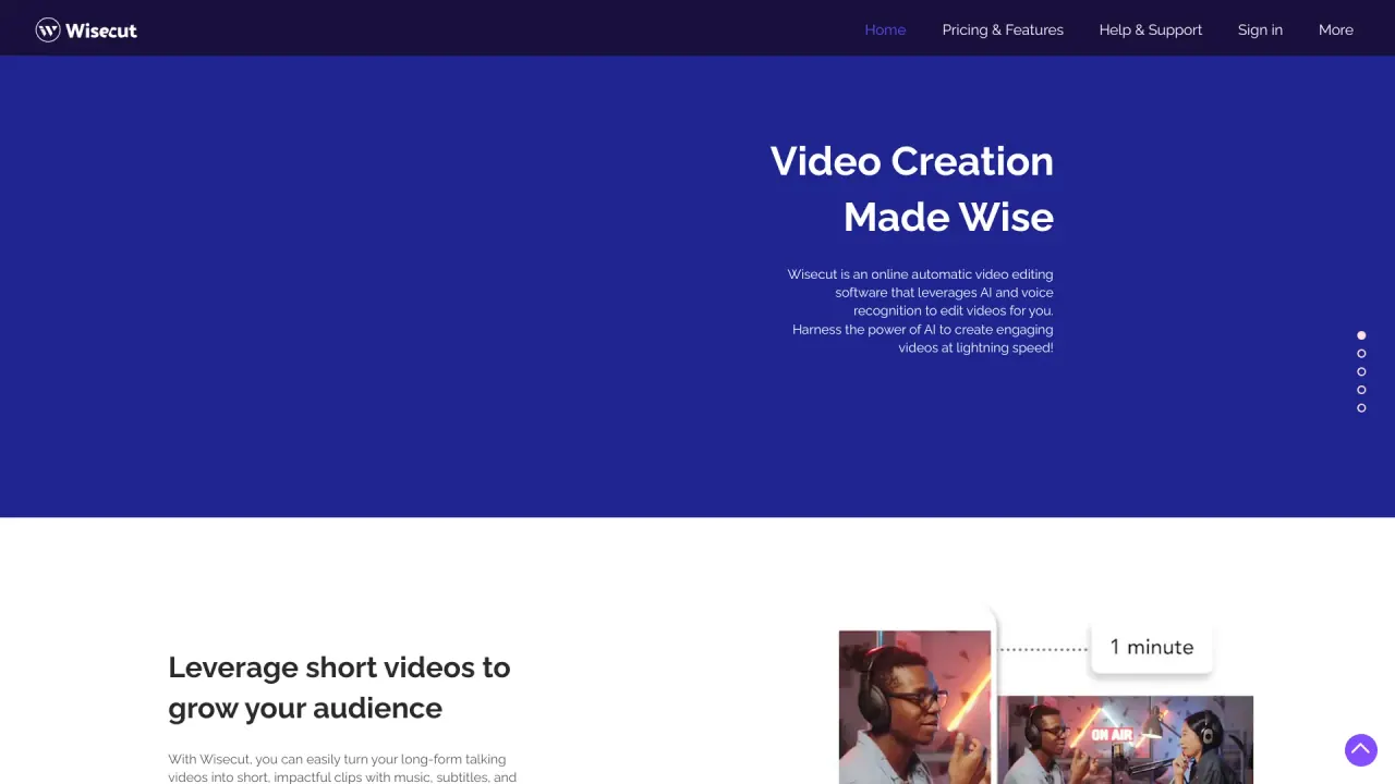 Wisecut screenshot