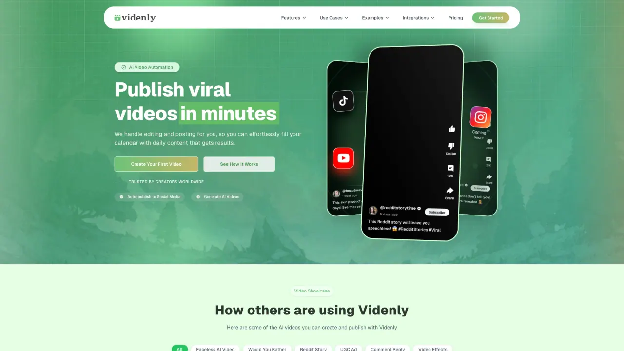 Videnly screenshot