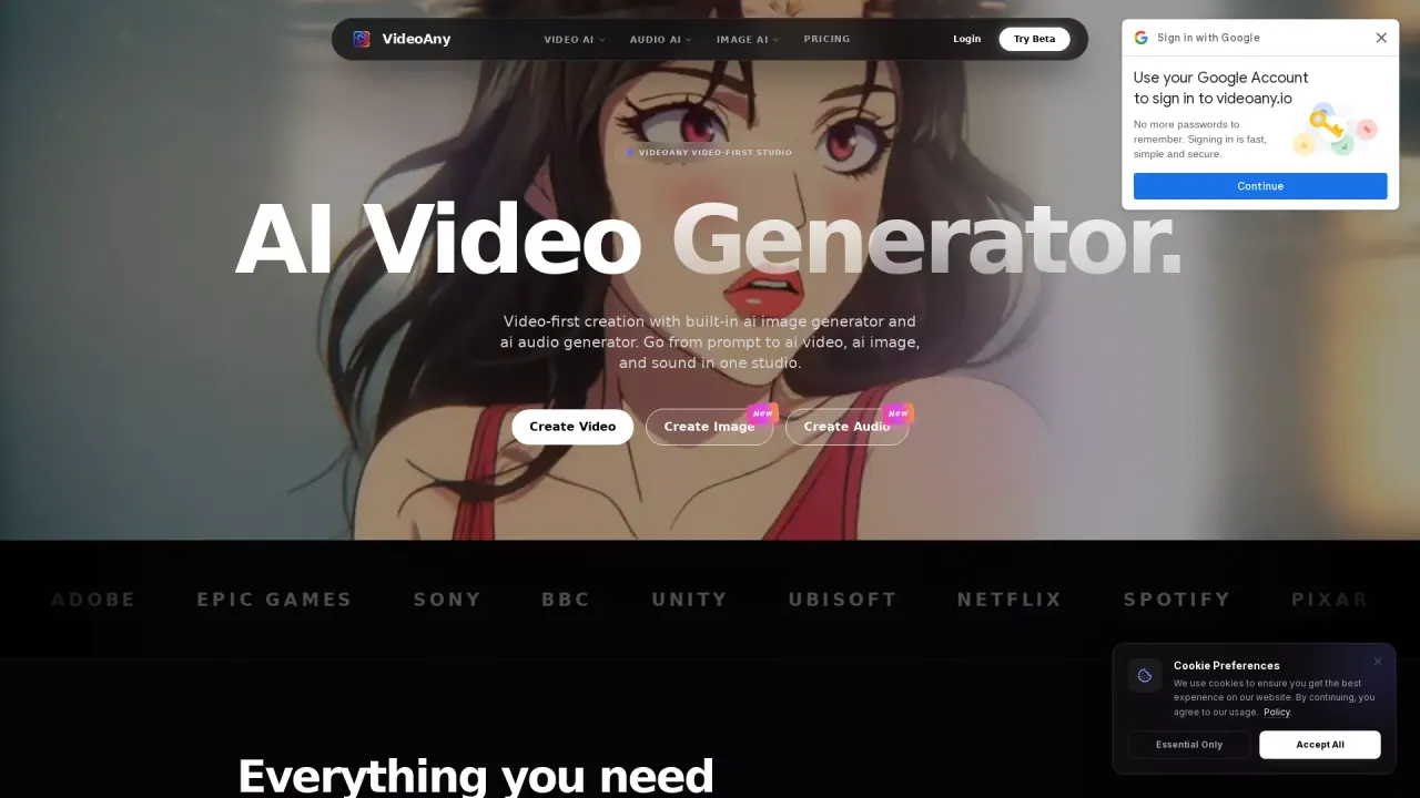 VideoAny screenshot