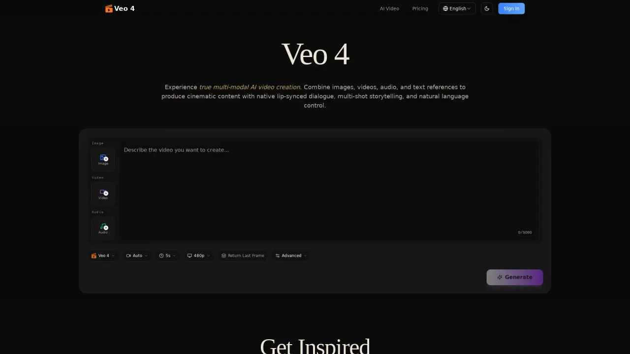 Veo4 screenshot